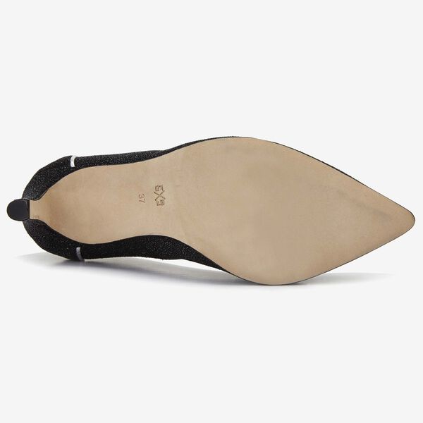 Floris van Bommel black sparkle women's pump
