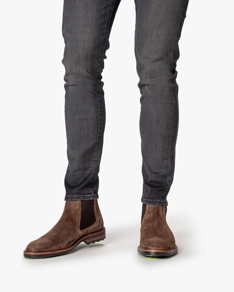 Chelsea Boot Wildleder cognac