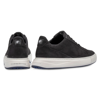 Sneaker Nubukleder schwarz