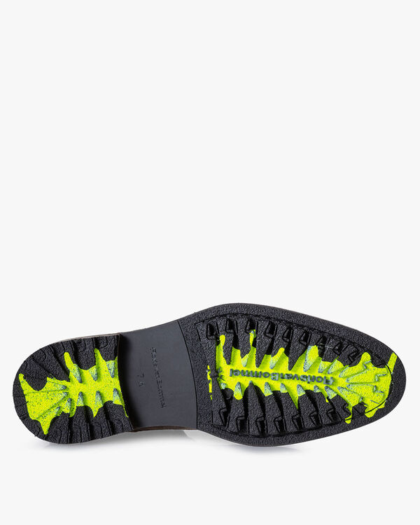 Lace boot suede taupe