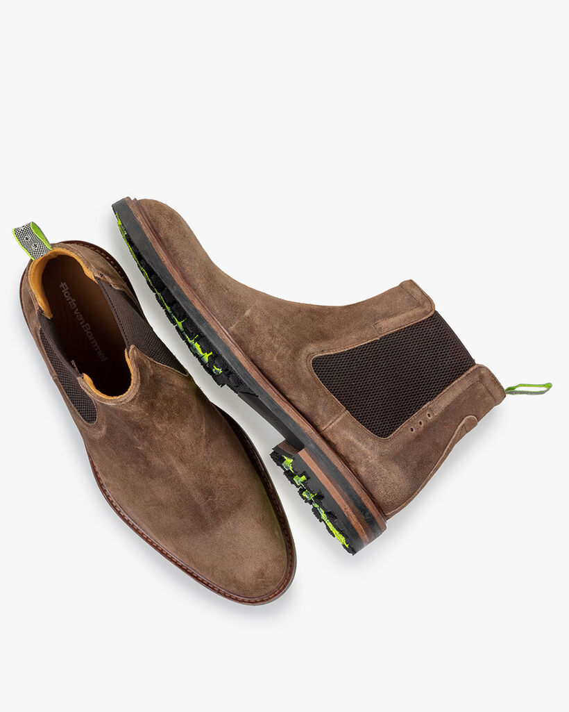 Chelsea Boot Wildleder cognac