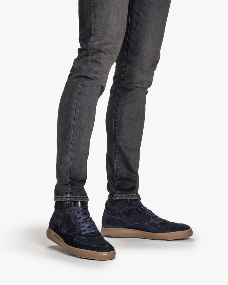 Sneaker suede dark blue