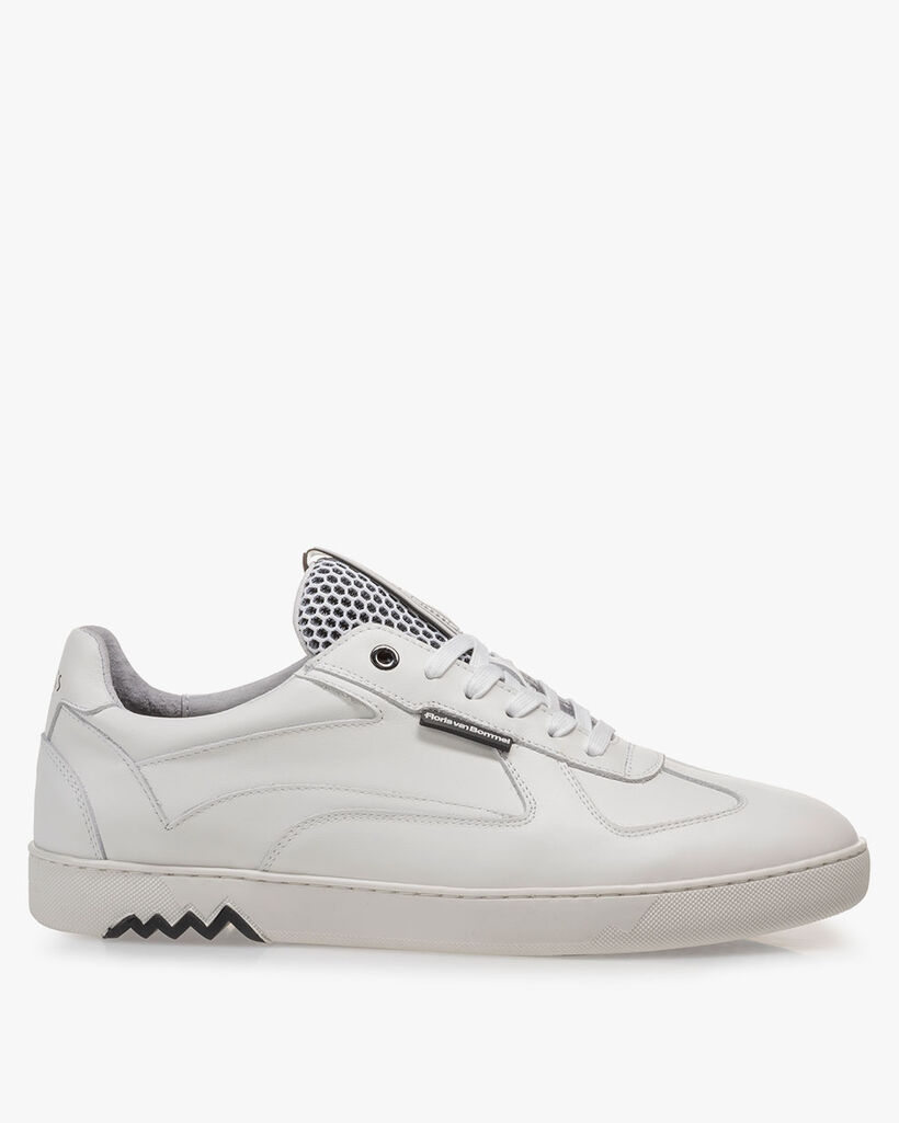 Sneaker calf leather white