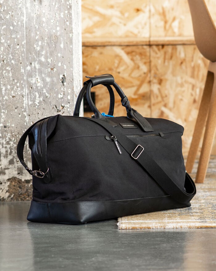Weekender-Tasche Textil schwarz