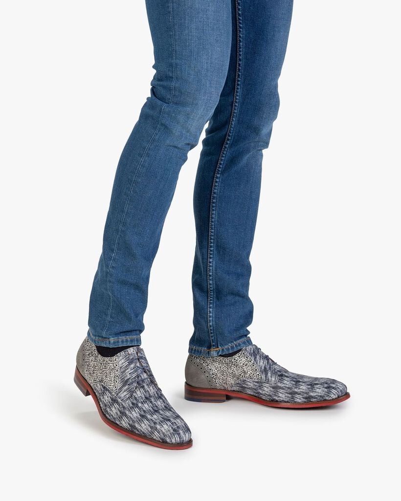 Lace shoe black/white