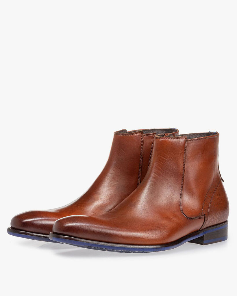 Chelsea Boot cognac Kalbsleder