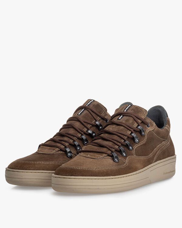Sneaker Wildleder beige