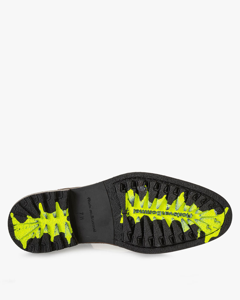 Schn&uuml;rstiefel Wildleder cognac