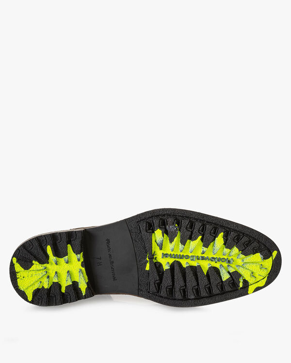 Schn&uuml;rstiefel Wildleder cognac