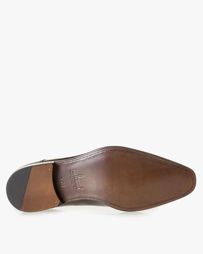 Lace shoe calf leather black