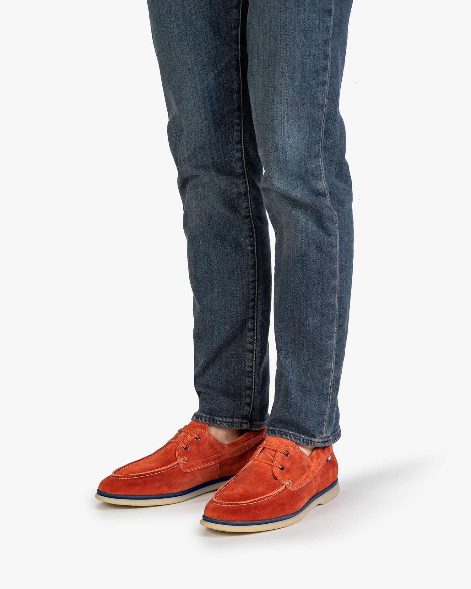 Bootsschuh Wildleder orange 18271 01 Floris van Bommel Official