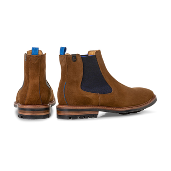 Chelsea Boot Wildleder cognac