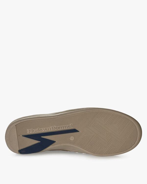 Sneaker Wildleder beige