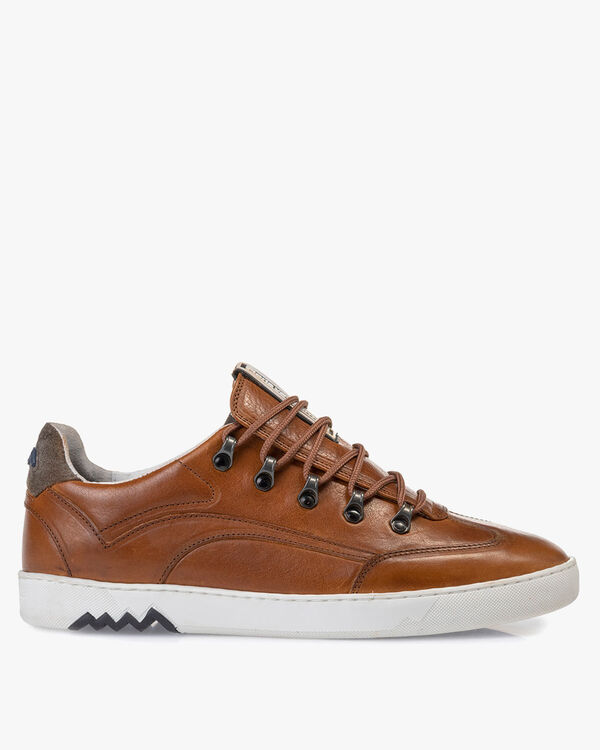 Hiking-Sneaker Leder cognac