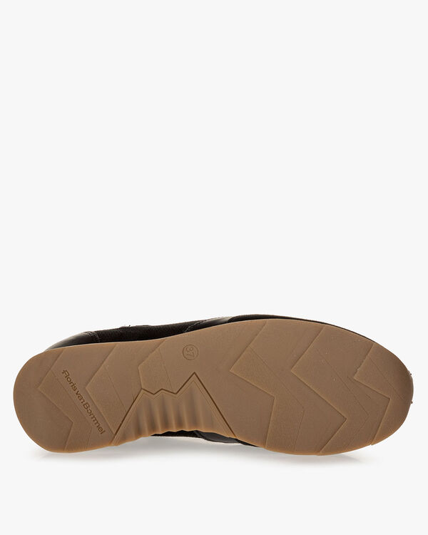 Sneaker Wildleder schwarz