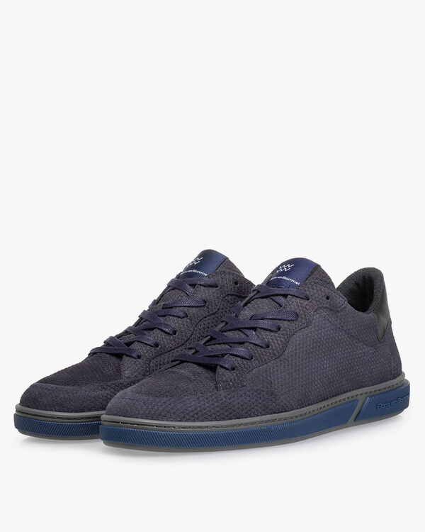 Sneaker Leder dunkelblau