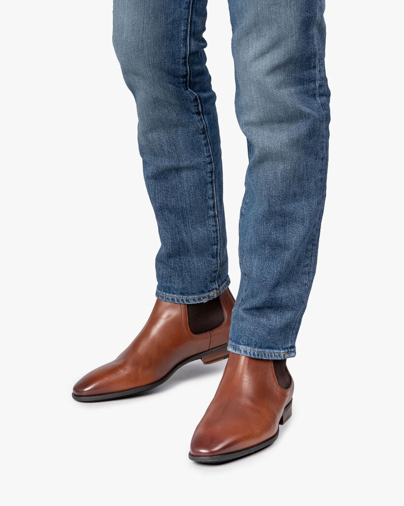 Chelsea boot calf leather cognac