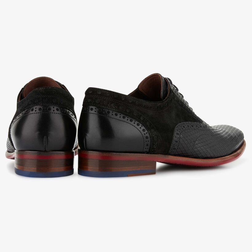 Floris van Bommel black men’s lace shoe