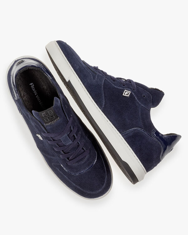 Sneaker Wildleder blau