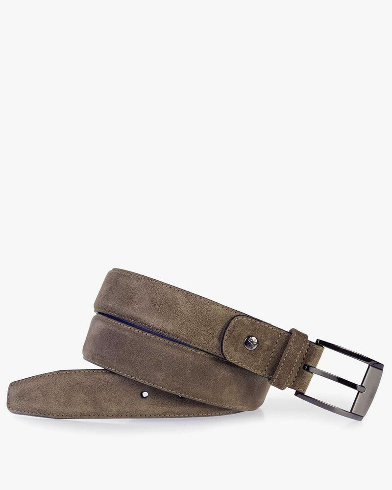 G&uuml;rtel Wildleder taupe