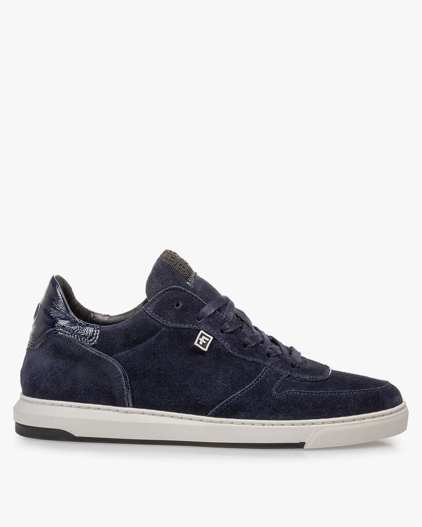 Sneaker Wildleder blau