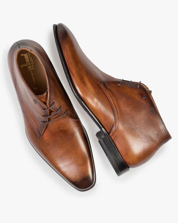 cognac shoe laces