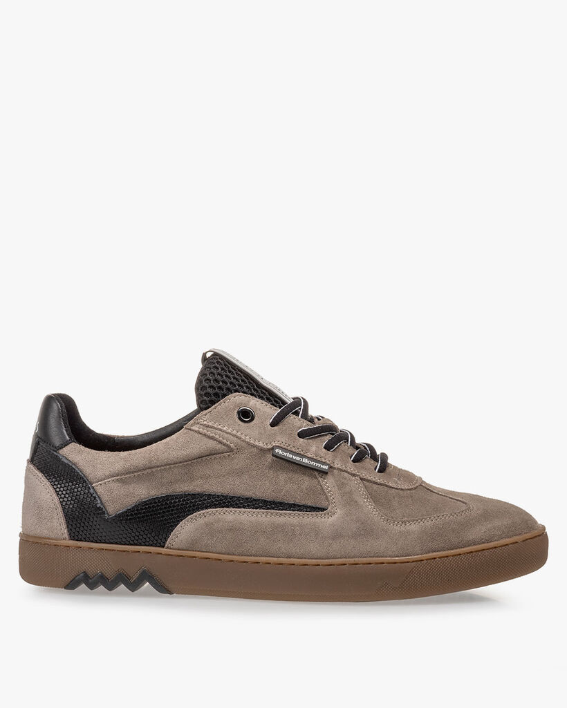 Sneaker Wildleder taupe