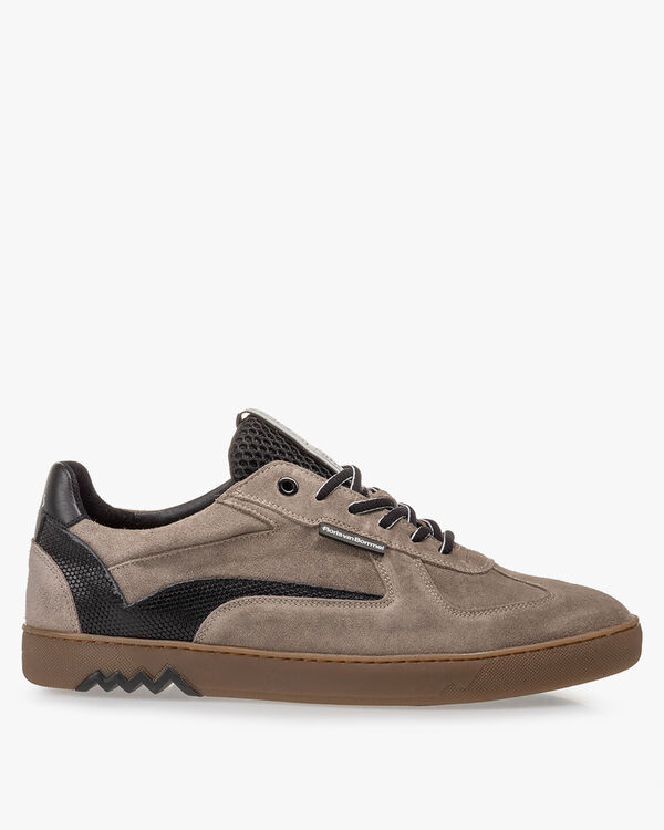 Sneaker Wildleder taupe