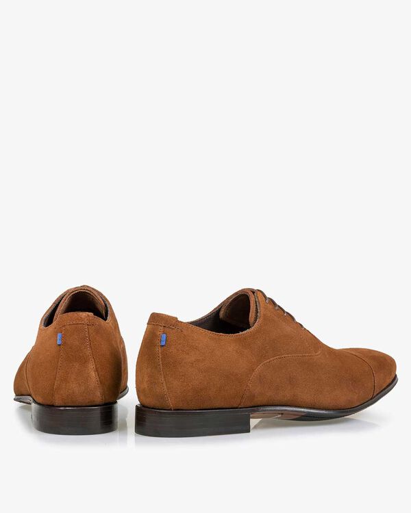 Lace boot suede brown