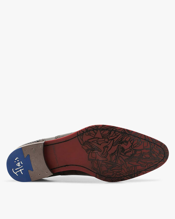 Schnürschuh Kalbsleder dunkelbraun