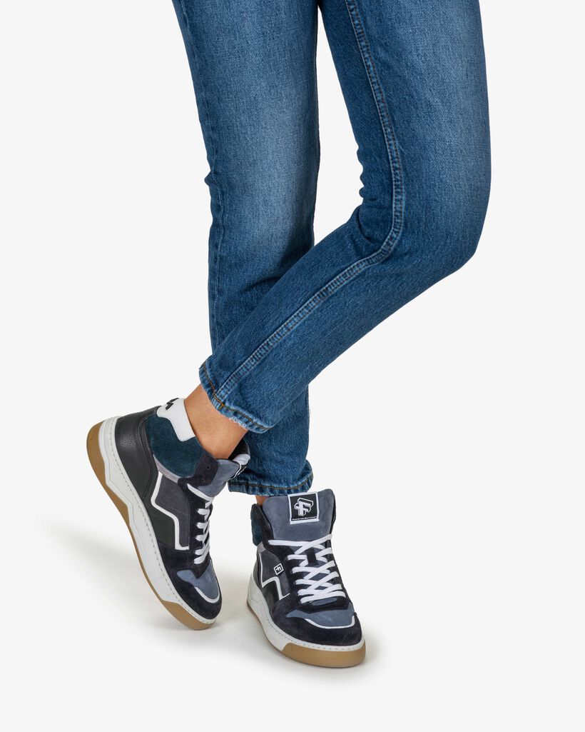 Sneaker Wildleder dunkelgrau