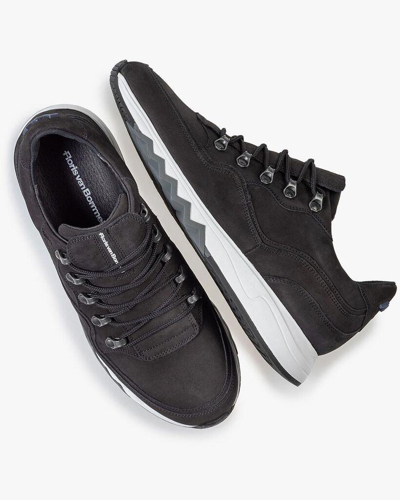 Sneaker black nubuck