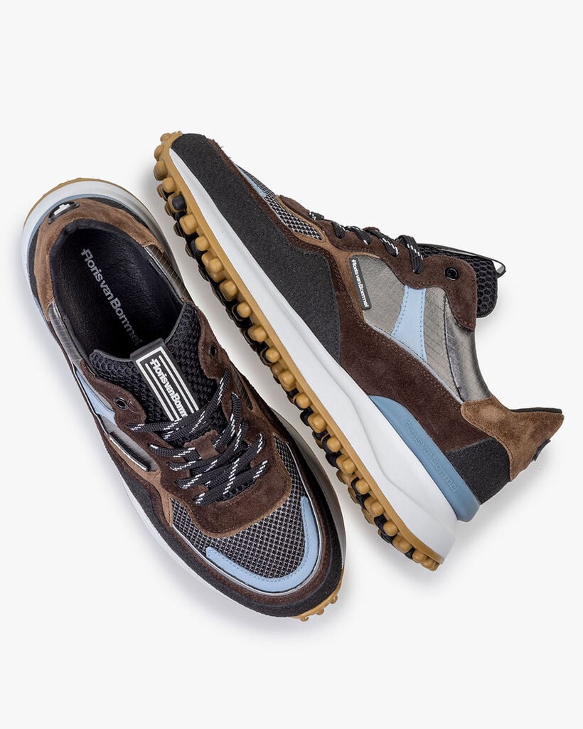 Noppi Sneaker beige/schwarz