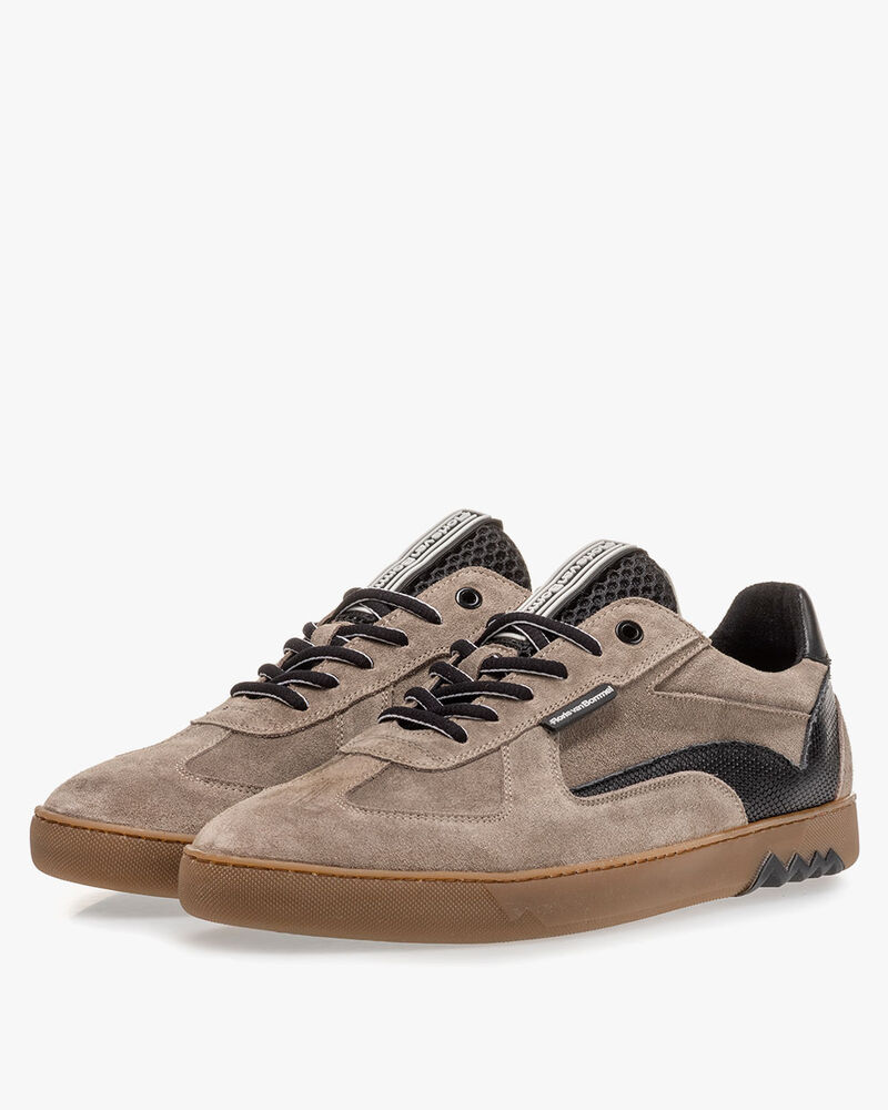 Sneaker Wildleder taupe