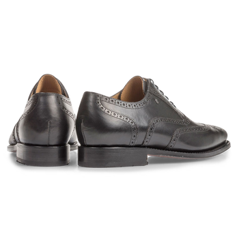 Black calf leather brogue