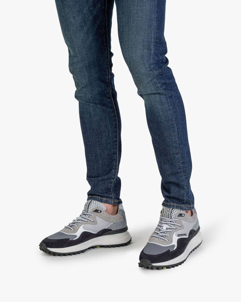 Noppi sneaker suede leather light grey