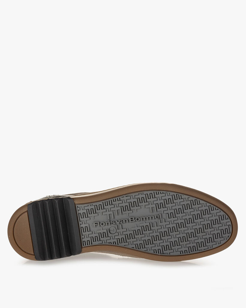 Sneaker Wildleder taupe