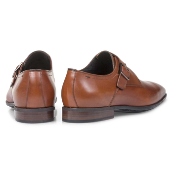Cognac-coloured monk strap
