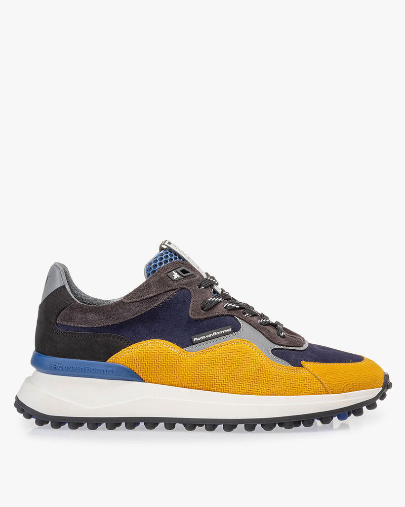 Noppi Sneaker blau-gelb