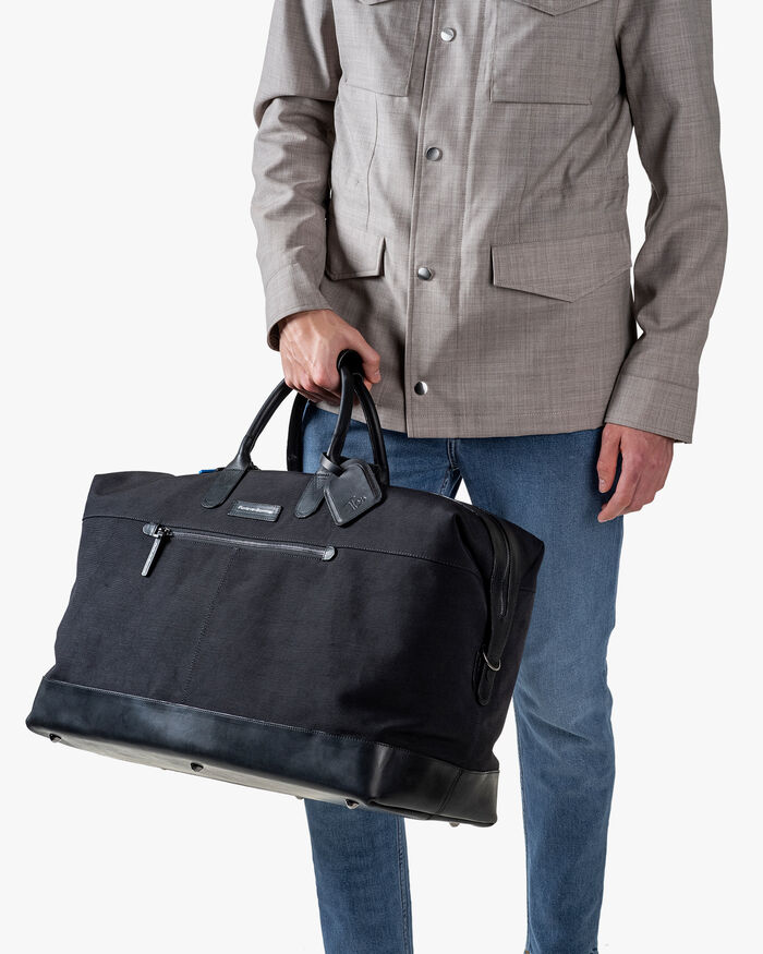 Weekender-Tasche Textil schwarz