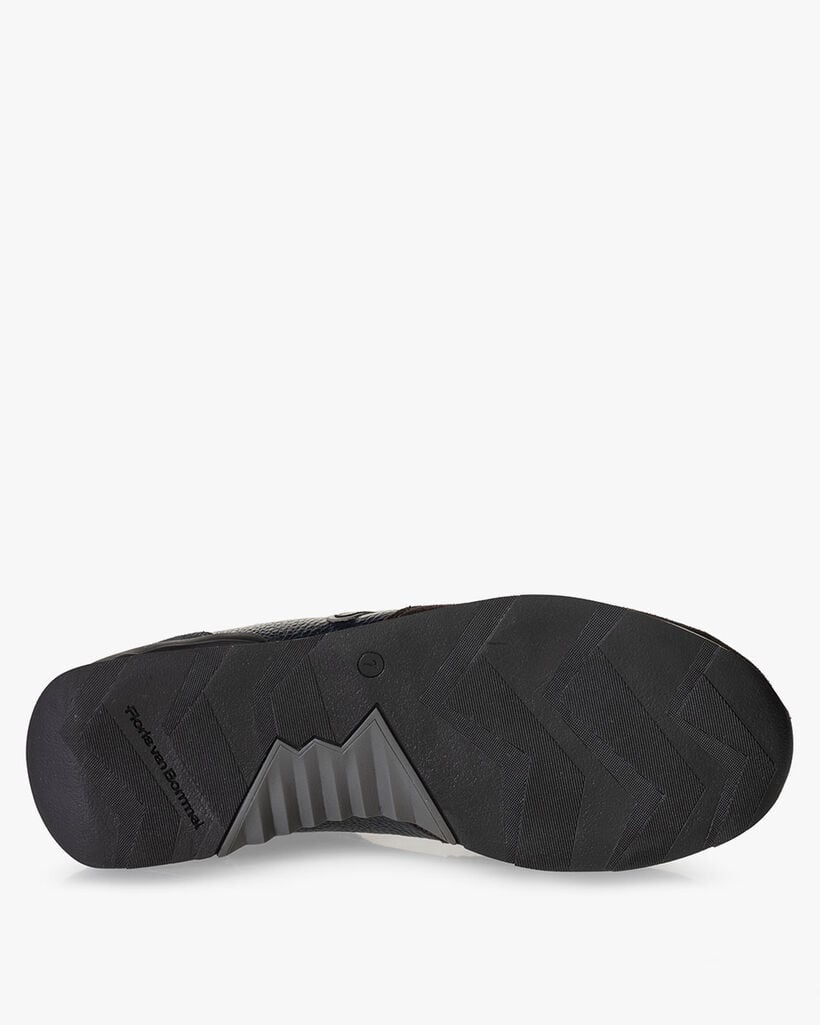 Sneaker Wildleder blau/grün