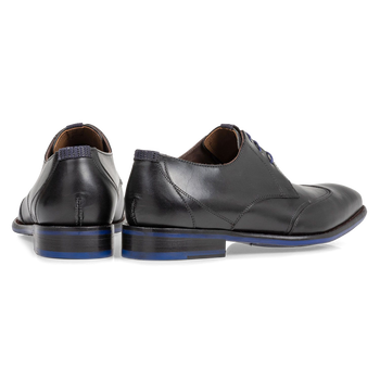 Schn&uuml;rschuh schwarz Kalbsleder