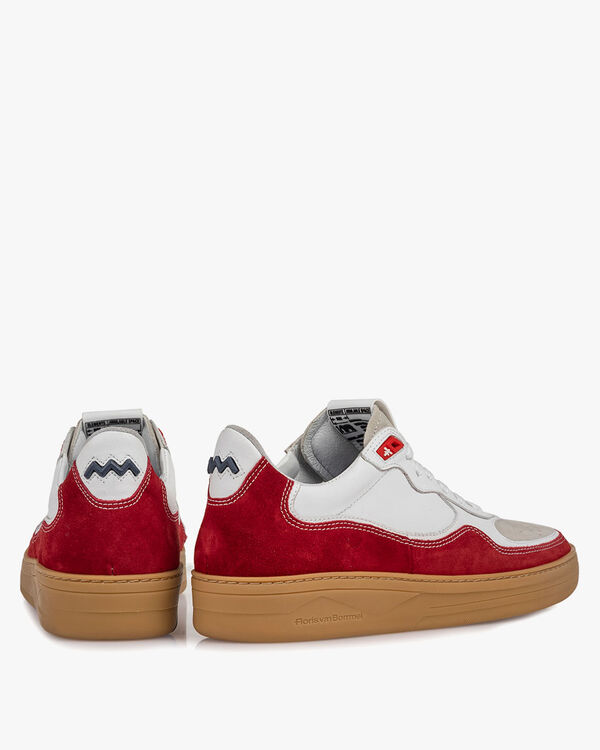Sneaker Wildleder rot