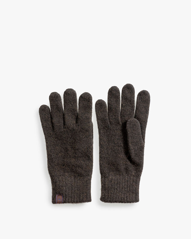 Handschuhe Wolle braun