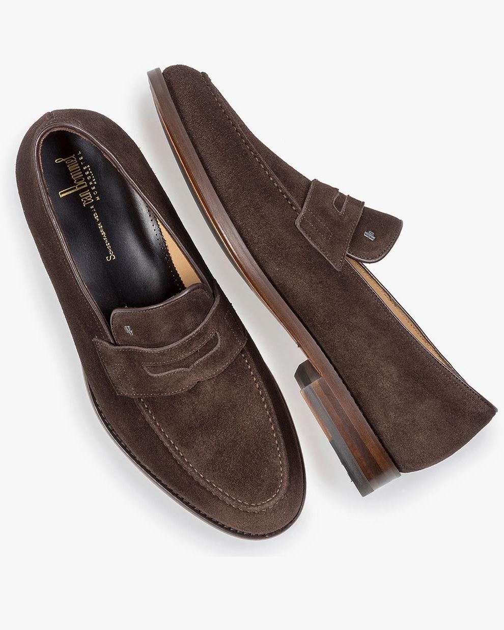 Suede sales moccasins heren