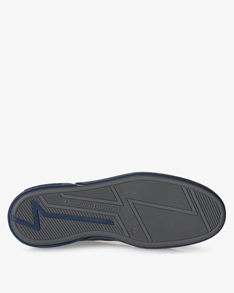 Sneaker leather dark brown