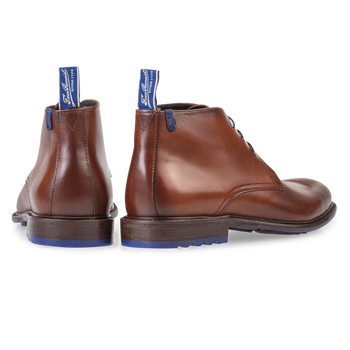 Schnürstiefel Kalbsleder cognac