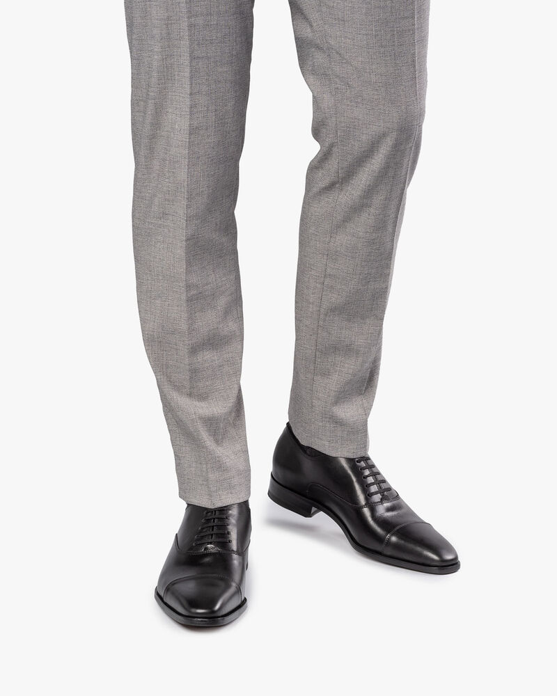 Schnürschuh Kalbsleder schwarz