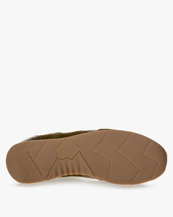 Sneaker Wildleder dunkelgrün