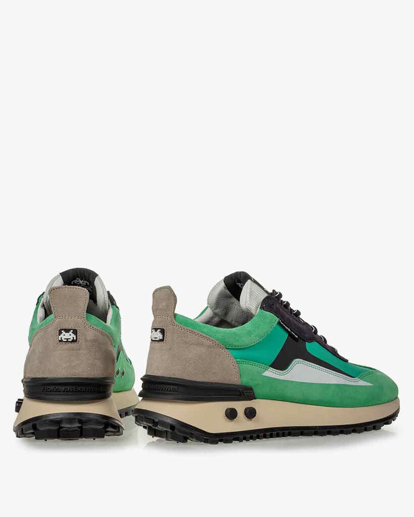 Sneaker Space Invaders gr&uuml;n